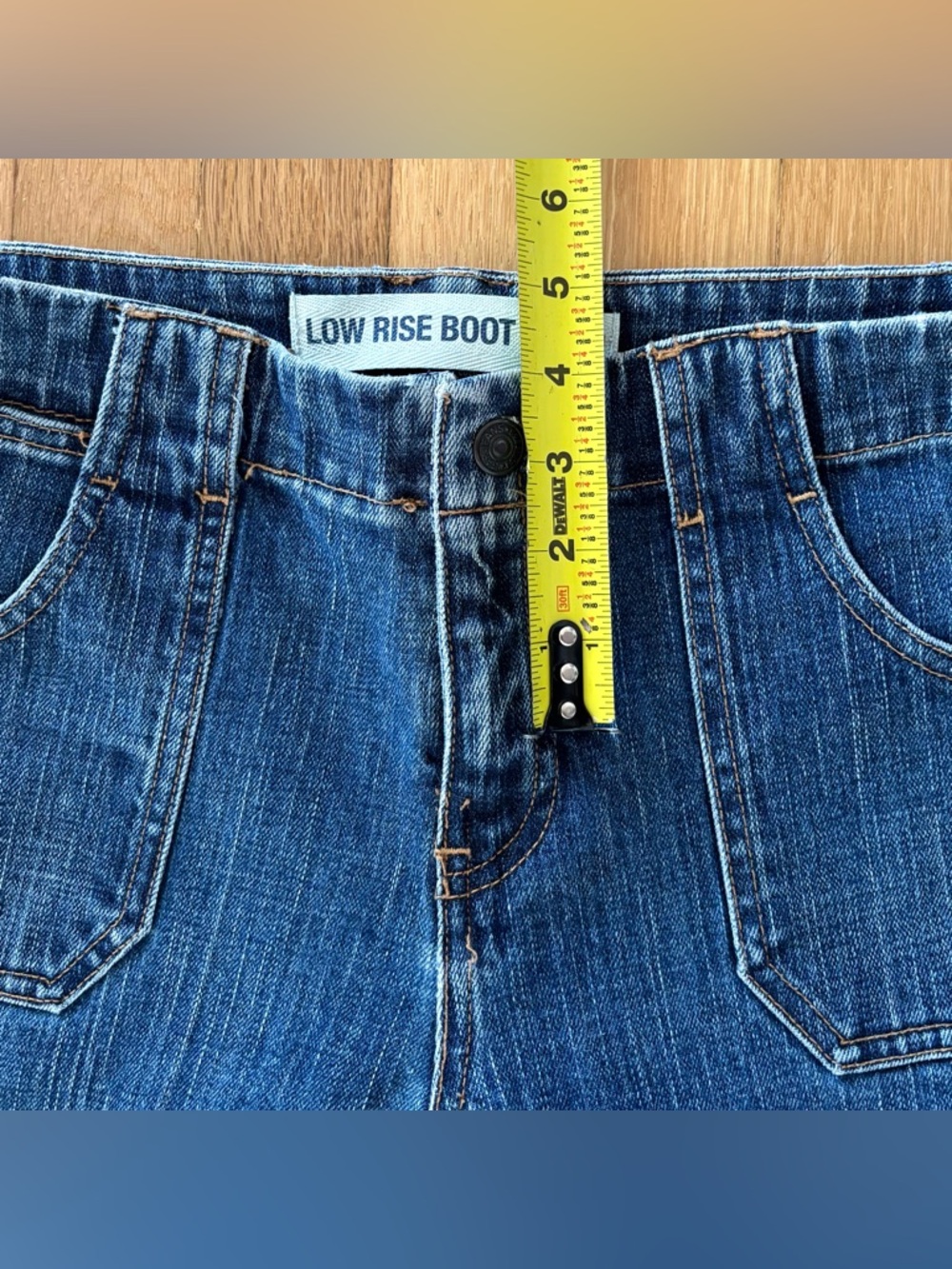 Vintage Gap Jeans Low Rise Bootcut 2003 Size 10R - Picture 7 of 10